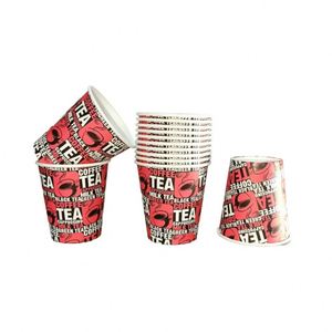 Gobelet à café en papier jetable écologique avec couvercles en plastique pour boissons chaudes – Vente chaude directe usine - Product Image 2