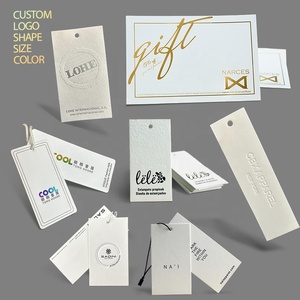 Vêtements de marque <span class=keywords><strong>Swing</strong></span> Tap Accessoires de vêtement Logo personnalisé Hang Tag Design de luxe Hangtags - Product Image 6