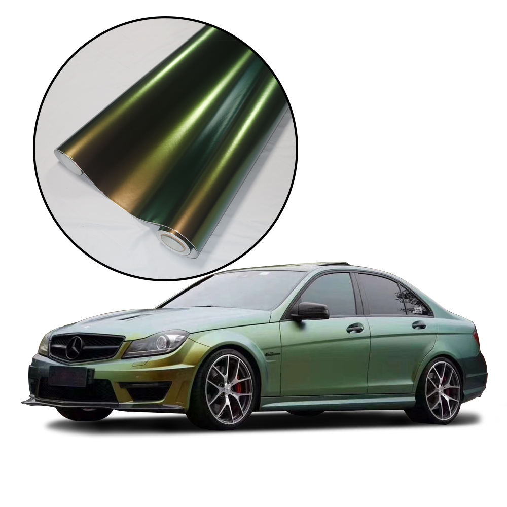 Chameleon matte green brown