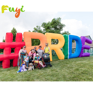 Arco Inflable para el <span class=keywords><strong>Mes</strong></span> del Orgullo LGBTQ para Desfiles al Aire Libre - Impermeable y Duradero, Más de 3.6 Metros de Largo - Product Image 3