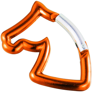 Mousqueton en gros de haute qualité avec logo personnalisé Mousqueton en forme de tête de cheval Porte-clés - Product Image 4