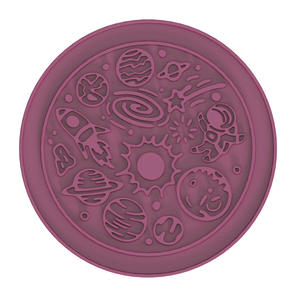 Oem Odm Style <span class=keywords><strong>Mars</strong></span> Logo de couleur personnalisé en silicone de qualité alimentaire pour chien 2 en 1 bol de tapis à lécher pour chien à alimentation lente - Product Image 3