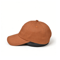 Nouvelle Casquette de Baseball Tendance à 6 Panneaux avec Broderie Mini Chrysanthème et Logo sur le Panneau Gauche, Boucle Ajustable Or Cuivre, 100% Coton