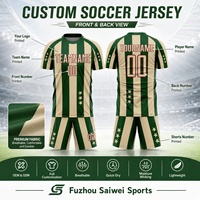 Uniforme de Fútbol Personalizado con Nombre del Jugador, Transpirable y de Secado Rápido, Ropa Deportiva para Equipos de Fútbol