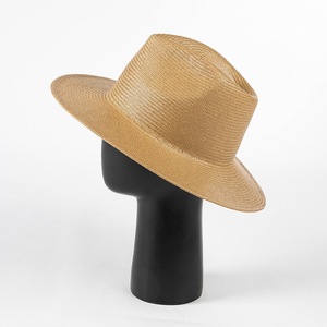 Sombrero de Paja Fino Tejido a Mano Personalizado de Verano, Nuevo, al por Mayor, Sombrero Panamá de Paja de Papel <span class=keywords><strong>Toyo</strong></span> Liso de Lujo - Product Image 5
