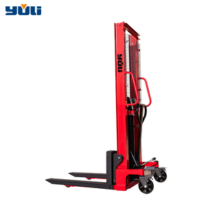 Apilador Manual Hidráulico para Almacén Yuli Lifter, Capacidad de 1T-2T, Mástil de 2 Etapas, 1 Tonelada, 1.6 Metros, Apilador Manual - Product Image 1