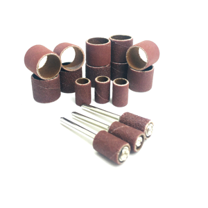 Suministro de fábrica Tambor de lijado Anillo de papel de lija de molienda de 1/4 pulgadas Banda espiral de óxido de aluminio - Product Image 5