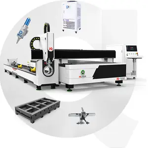 JQ LASER 1530C metal sheet cutting machine mixed fiber laser metal tube and plate cutting machine