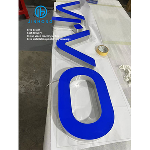 Letrero <span class=keywords><strong>LED</strong></span> personalizado Letrero iluminado <span class=keywords><strong>LED</strong></span> Letreros Letrero iluminado 3D personalizado Fabricante de logotipo comercial impermeable para exteriores - Product Image 1