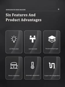 Máquina dispensadora de grifo de <span class=keywords><strong>torre</strong></span> de cerveza eléctrica, Enfriador de barril de cerveza duradero, máquina Kegerator con <span class=keywords><strong>torre</strong></span> de grifo a la venta - Product Image 3