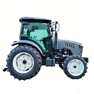 Tracteur agricole chinois à roues, moteur diesel CE, transmission par engrenages, 4 roues motrices, 60 CV, petite machinerie agricole - Product Image 1