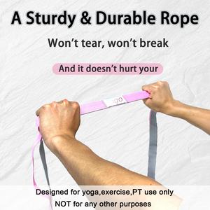 Cinta de Ejercicio No Elástica CZFIT para Fisioterapia, Pilates, Danza, Gimnasia, Estiramiento, <span class=keywords><strong>Yoga</strong></span>, con Lazos - Product Image 4