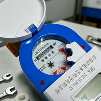 Compteur d'eau intelligent DN15 Classe B avec carte IC prépayée pour contrôle de vanne d'eau froide, idéal pour la vente en gros