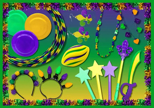 Collana di Perle Metalliche Arcobaleno da 44 Pollici, 20mm 40mm 60mm, Gioielli Premium per Parate Pride, Mardi Gras, Festival Musicali e Feste - Product Image 6