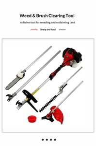 4-in-1 2-stroke Gasoline Brush Cutter 52cc Petrol Pole Saw Hedge Trimmer <b>String</b> <b>Garden</b> Pruning Machine Yard Orchard - Product Image 3