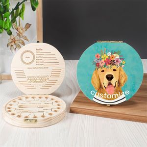 Caja de Almacenamiento de Dientes de Leche Personalizada Uionen, Caja de Madera para Guardar Dientes, Regalo de Recuerdo - Product Image 4
