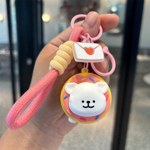 Mignon ligne chien Sakura Club porte-clés Couple sac d'école pendentif voiture porte-clés poupée petit cadeau en gros - Product Image 5