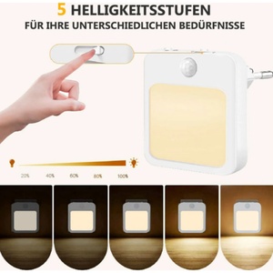 1pcs LED Night <b>Light</b> Socket with <b>Motion</b> <b>Sensor</b> Twilight <b>Sensor</b> Night Lamp Cabinet Lamp Warm White - Product Image 3