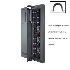 Panneau d'affichage LED intelligent pour poteau d'éclairage extérieur P4 5G, écran haute luminosité étanche IP65 pour la gestion du trafic urbain intelligent - Product Image 2