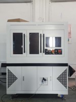 Haute précision 5L Double baril seringue AB résine automatique optique 3 axes polyuréthane colle Machine de distribution