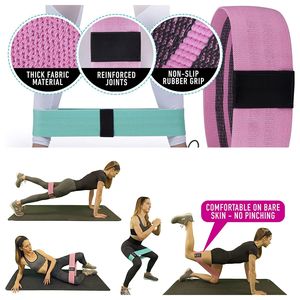 गैर-रोलिंग हिप सर्कल जिम फिटनेस स्ट्रेचिंग व्यक्तिगत प्रतिरोध व्यायाम लोगो के साथ बूटी बैंड - Product Image 5