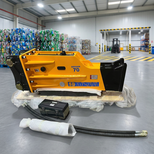 Martillo Hidráulico Tipo Caja Amarillo SB70, Precio de Fábrica, Venta Caliente 2026, Certificado CE para Construcción de 16-21 Toneladas - Product Image 1