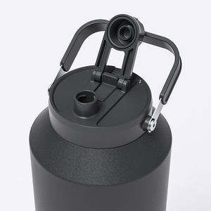 4 <strong>Litre</strong> Bpa Free Large Capacity Wide Mouth 128 oz <strong>1</strong> Gallon <strong>Stainless</strong> <strong>Steel</strong> Insulated <strong>Water</strong> <strong>Bottle</strong> With Straw and Sleeve - Product Image 4