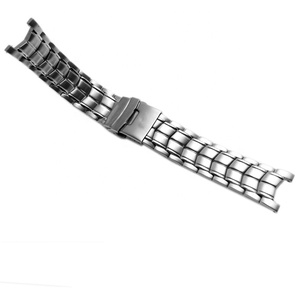 Correa de reloj de cuentas de acero inoxidable de repuesto de calidad de lujo para correa de reloj de pulsera de Metal <span class=keywords><strong>Casio</strong></span>/7av - Product Image 5