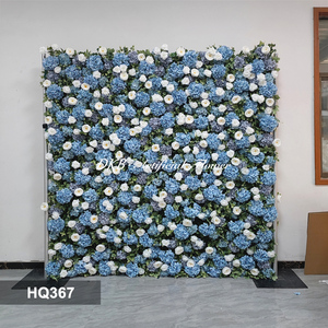 Panel de Flores Artificiales Enrollable para Decoración de Escenarios de Boda, con Soporte para Personalización de Tamaño - Product Image 2