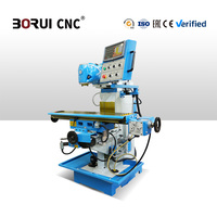 Fraiseuse universelle compacte X6226 avec broche ISO 40 et mandrin à serrage rapide pour opérations de perçage et d'alésage