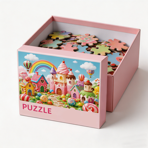 Manufacturer Customizable Jigsaw Puzzle OEM Mini Puzzle Test Tube Eco Friendly Portable Puzzle Board 100 500 1000 Pieces for Kid - Product Image 1