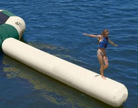 Île de trampoline flottant gonflable personnalisé parc aquatique gonflable parc de trampoline gonflable avec toboggan