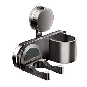 Support mural d'angle pour sèche-cheveux à ventouse Shu Zheng, gris anthracite, sans perçage, accessoire de salle de bain - Product Image 5