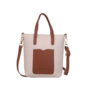 Nouveauté Sac fourre-tout décontracté pour femme en toile à motif quadrillé avec doublure en polyester, grande capacité, fermeture éclair - Product Image 1