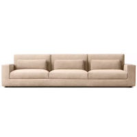 Ensemble de meubles de salon contemporains, canapé en forme de L en mousse Lugano, canapé sectionnel d'intérieur personnalisable pour immeuble de bureaux, villa