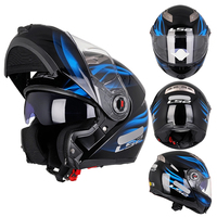 Casque de moto modulaire FF370 original, nouveau système de freinage antiblocage, casques portables, protection contre les chocs, nouveau système de freinage antiblocage
