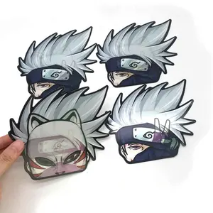 Açık su geçirmez özel 3D Sticker kapak 3D merceksi Sticker Anime tasarım kalıp kesim şekli ile