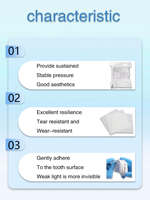 Aligneurs Attelle de laboratoire dentaire Matériau de thermoformage PETG Feuille de coping orthodontique Dents transparentes-Coussinets de lit jetables