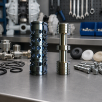 Kit de manchons de bobine de vanne de commande hydraulique usinés CNC YIMAKE, manchon en laiton, bobine en acier inoxydable pour grues et engins de construction