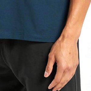 T-shirt décontracté pour homme, coupe classique, col rond, 220 g/m², 100 % coton, léger, respirant, pré-rétréci, écologique, vente en gros - Product Image 6
