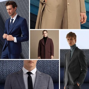 Nouveau <span class=keywords><strong>tissu</strong></span> de costume en <span class=keywords><strong>laine</strong></span> peignée à carreaux tendance, 50% <span class=keywords><strong>laine</strong></span>, 50% polyester, <span class=keywords><strong>tissu</strong></span> mélangé pour costume homme - Product Image 1