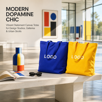 Sac fourre-tout en toile personnalisé avec logo, sac à main en coton coloré pour femmes, pour le travail, l'ordinateur portable, les courses, les voyages quotidiens, multicolores