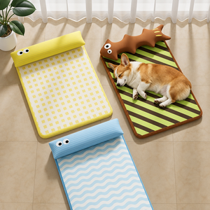 Tapis rafraîchissant pour animaux de compagnie, imperméable, antidérapant, pour chien et chat, avec coussin en tissu Oxford pour sol intérieur - Product Image 6