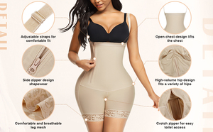 HEXIN <span class=keywords><strong>Titok</strong></span> - Pantalones Cortos Moldeadores de Cintura Alta para Mujer, Tallas Grandes, Control de Abdomen, Levanta Glúteos, Faja Reductora, Ropa Moldeadora - Product Image 4