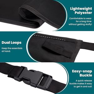 Half Length Multi Pocket <b>Apron</b> Oxford Fabric Tool Storage Waist Bag <b>Work</b> Suit With Zipper Closure - Product Image 4