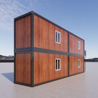 Maisons conteneurs préfabriquées à deux étages en structure acier de 10, 20, 30 et 40 pieds – Appartements, Villas, Hôtels, Camps, Chambres, Dortoirs