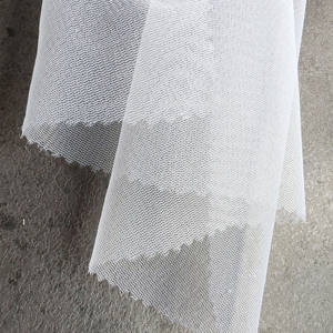 100% Polyester 20D Tulle <span class=keywords><strong>Tissu</strong></span> 160cm Longueur 26gsm Poids Léger pour Blanc Tulle Rideaux Robes Longues Jupes Sacs <span class=keywords><strong>Tissu</strong></span> - Product Image 4