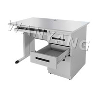 Table de bureau avec cadre métallique, à bas prix, de haute qualité, en promotion