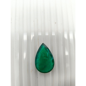 Esmeralda Verde en Forma de Pera de la Mejor Calidad, Esmeralda Natural Premium de un Quilate, Gema para Joyería de Lujo Personalizada - Product Image 2