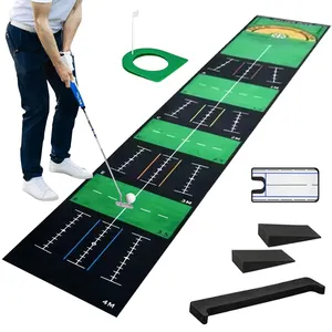 Tapete de golfe personalizado para treinamento, tapete verde para prática de golfe, tapete de golfe para ambientes internos